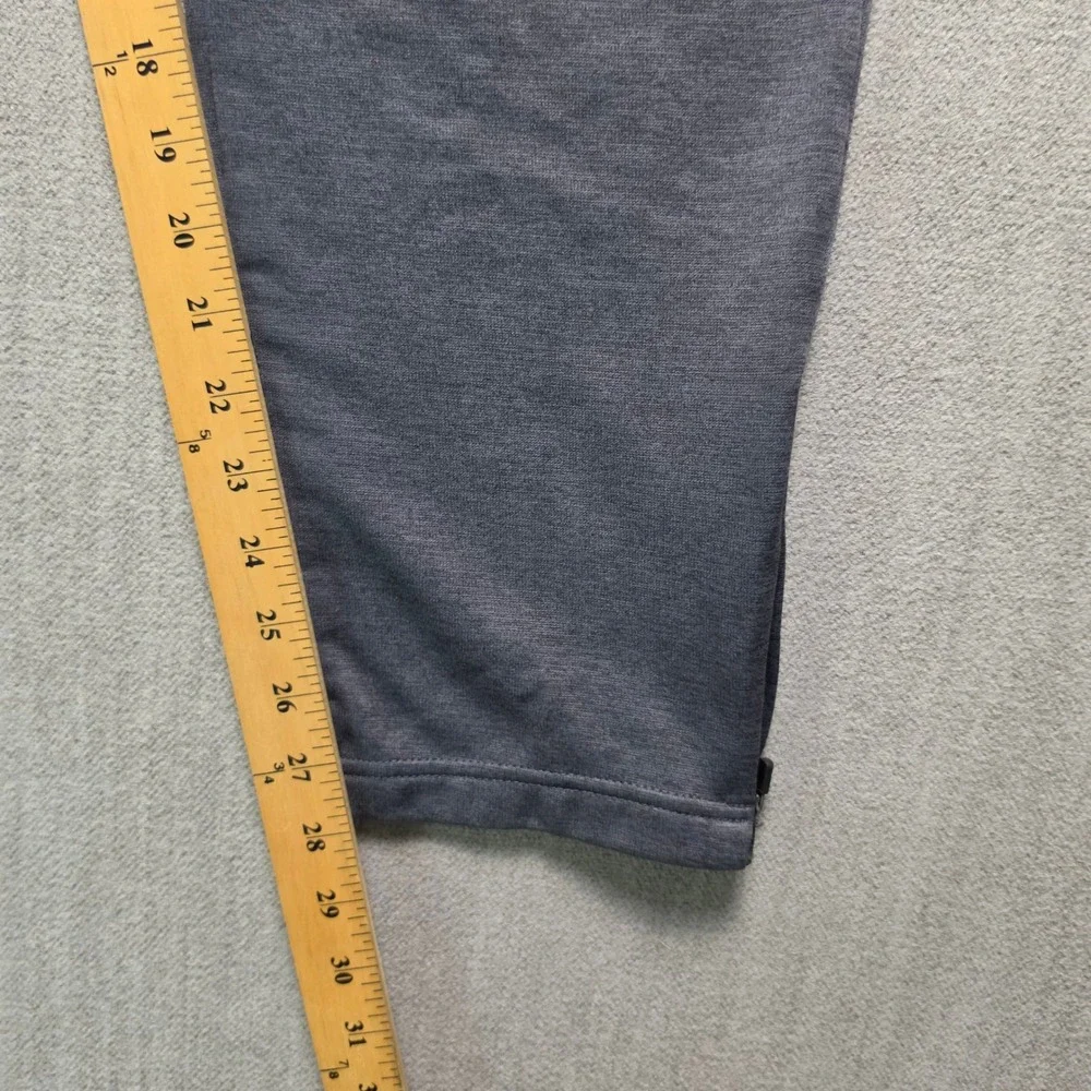 Russell Athletic Joggers Men Large Gray Heathered Tapered Sweatpants